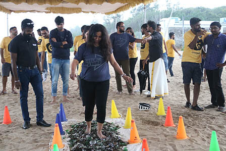 Glass Walk Activity in India