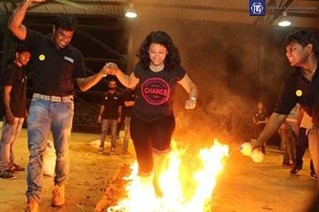 Fire Walk Activity in India