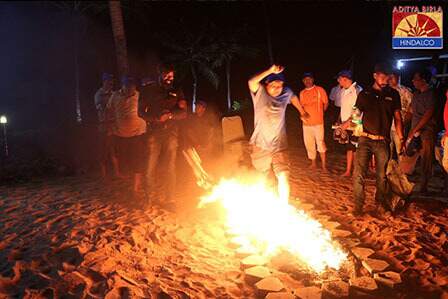 Fire Walk Activity in India