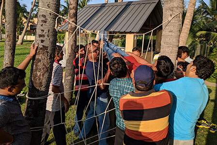 Spider Web Team Building Activity